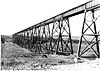 Mintlaw Viaduct soon after its construction in 1912