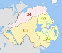 NUTS 3 regions of Northern Ireland map.svg