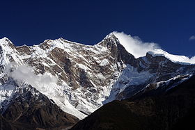 Vue de la face ouest du Namcha Barwa.