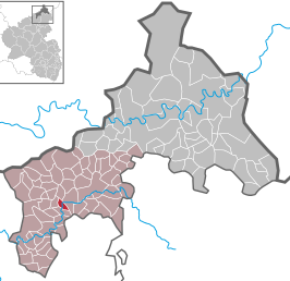 Kaart van Obernau