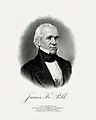 Image 14 James K. Polk Engraving: Bureau of Engraving and Printing; restoration: Andrew Shiva James K. Polk (1795–1849) was the 11th president of the United States, serving from 1845 to 1849. He previously served as the 13th speaker of the House of Representatives and as governor of Tennessee. A protege of Andrew Jackson, Polk was a member of the Democratic Party and an advocate of Jacksonian democracy and manifest destiny. During his presidency, the United States expanded significantly with the annexation of Texas, the Oregon Treaty, and the conclusion of the Mexican–American War. More selected pictures
