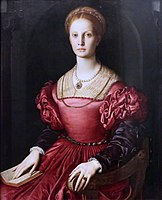 Lucrezia Panciatichi, delo Agnola Bronzina, 1540