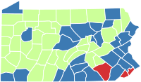 Pennsylvania Presidential Election Results by County, 1912.svg