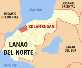 Kolambugan na Lanao do Norte Coordenadas : 8°6'51.84"N, 123°53'49.56"E