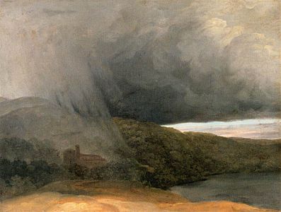 Orage au bord d'un lac, 1780 Musée du Louvre