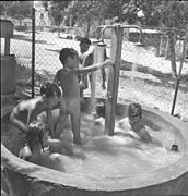 Children at Givat Brenner Kibbutz, Israel (c.1950)