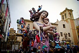 Falla de la Plaça del Pilar 2011