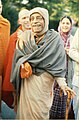 A.C. Bhaktivedanta Swami Praphupada in juni 1974 (Foto: Christian Jansen) overleden op 14 november 1977