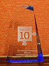 Prize for the significant contribution to the development of the project (10th anniversary, glass part).jpg