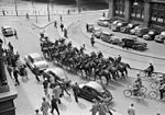 Rödbodtorget på Svenska flaggans dag 1952