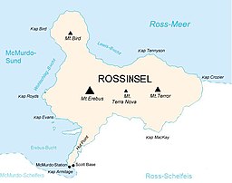 Cape Crozier er det austlegaste punktet på Ross Island i Antarktis