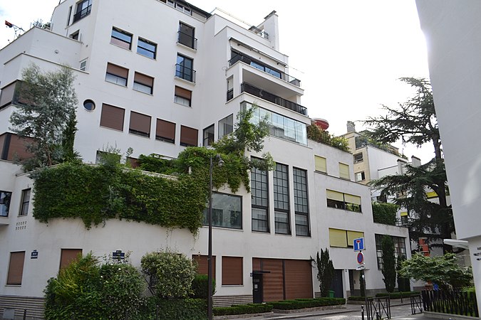 Villa des frères Martel construite par Robert Mallet-Stevens au 10 rue Mallet-Stevens (Paris), 1927