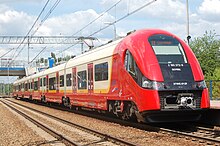 SKM train in Warsaw, Poland SKM S9 Pludy.JPG