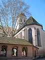 Parties gothiques (cloître et chœur) de l’église Sainte-Madeleine.