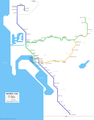 نقشه خطوط مترو سن دیگو