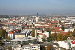 A view of Sankt Pölten in 2005