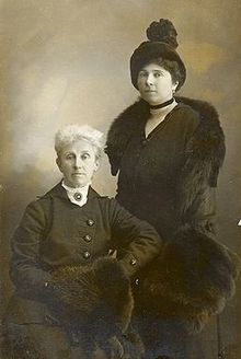 София Карловна Буксгевден с матерью Людмилой Петровной Осокиной. 1910-е гг.