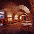 Cafe in the crypt