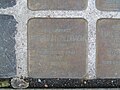 der Stolperstein für Abraham Goldbach