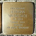 Stolperstein für Hermann Mannsbach