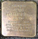 Stolperstein Kleve Tiergartenstraße 24 Henny Gonsenheimer