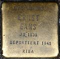 Stolperstein für Ernst Gans (Bonner Straße 33)