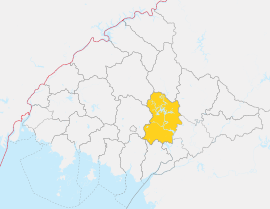 Location of T'aechŏn County