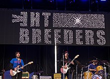 The Breeders performing in 2018