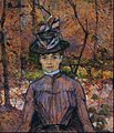 Portrait of Suzanne Valadon, by Henri de Toulouse-Lautrec, 1885