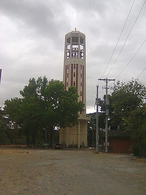 UP Carillon Tower as seen from Magsaysay Avenu...