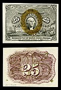 US-Fractional (2nd Issue)-$0.25-Fr.1284