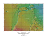 Peta topografis segiempat Lunae Palus