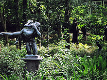 The Umlauf Sculpture Garden is located in the Zilker neighborhood. Umlauf garden1 2006.jpg