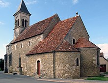 L'église Saint-Martin de Vic, en 2008.