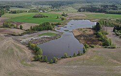 Ylinen Maajärvi länsikoillisesta nähtynä.