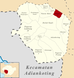 Peta lokasi Desa Banuaji II