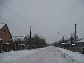 Вулиця Кагамлика з боку вулиці Миру, 21 грудня 2018 року