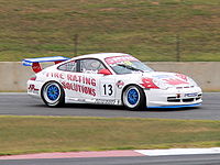 2006 Porsche 996 GT3 Cup front.