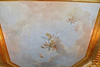 Ceiling of angels painted by Bourgeois and Touze (1786)