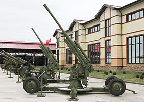52-К в Музее отечественной военной истории, деревня Падиково, Истринский район Московской области.