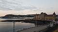 Aberystwyth front on evening prior to Celtic Knot Conference 2018.