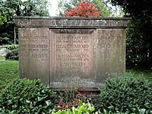 Familien Grab. Friedhof St. Katharinen, Solothurn. Albert Affolter-Höllstin (1856–1932) Jurist, Politiker Bundesrichter.