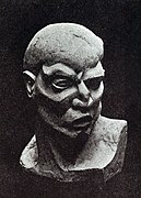 Andrew Dasburg, Lucifer, 1913, plaster of Paris, exhibited at the 1913 Armory show, no. 647.jpg