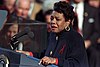 Maya Angelou liest ihr Gedicht "On the Pulse of Morning" bei der Amtseinführung von Bill Clinton am 20. Januar 2023
