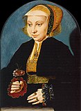 Женский портрет. Ок. 1538. Дерево, масло. Музей Тиссена-Борнемисы, Мадрид