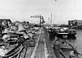 Glockenlager im Baakenhafen 1945 (Bundesarchiv)