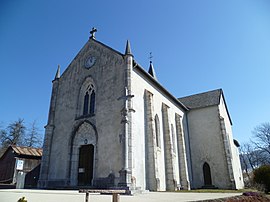 The church in Burdignin