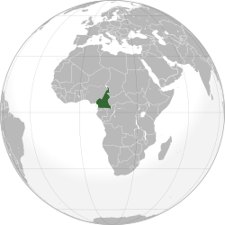 Cameroon (orthographic projection)