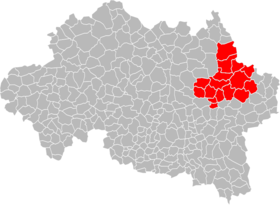 Localisation de Communauté de communes Val de Besbre - Sologne Bourbonnaise