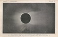 Couronne solaire lors d'une éclipse totale à Wadesboro (USA) le 28 mai 1900 par le professeur Samuel Pierpont Langley.